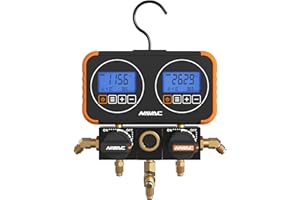 NAVAC N2D72 - Flex72 Manifold Gauge with Digital Display (72 Compatible Refrigerants)