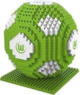FOCO VFL Wolfsburg BRXLZ 3D Football Building Set with 12 YO Bricks