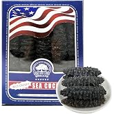 DABC OAK LAND Dried Wild Sea Cucumber, Natural South American Sun Dried Sea Cucumber, Premium Deep Sea Wild Caught Grade AAAA Nutritious Rich In Protein, Vitamins and Minerals 8OZ Small Box