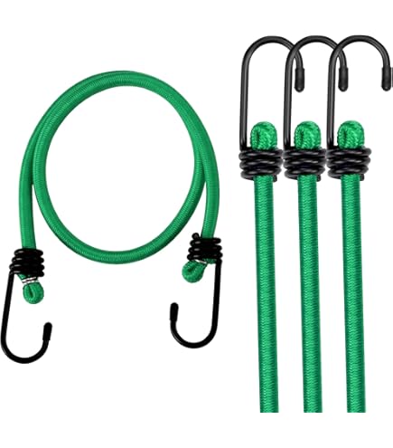 thumbnail image 2 of Harfington 20pcs Ball Bungee Cords 12inch Heavy Duty Bungee Cord Balls Bungee Cords With Balls Tarp Bungee Balls Ties For Tent Camping Cargo Holding Wire And Hoses White 2 of 9
