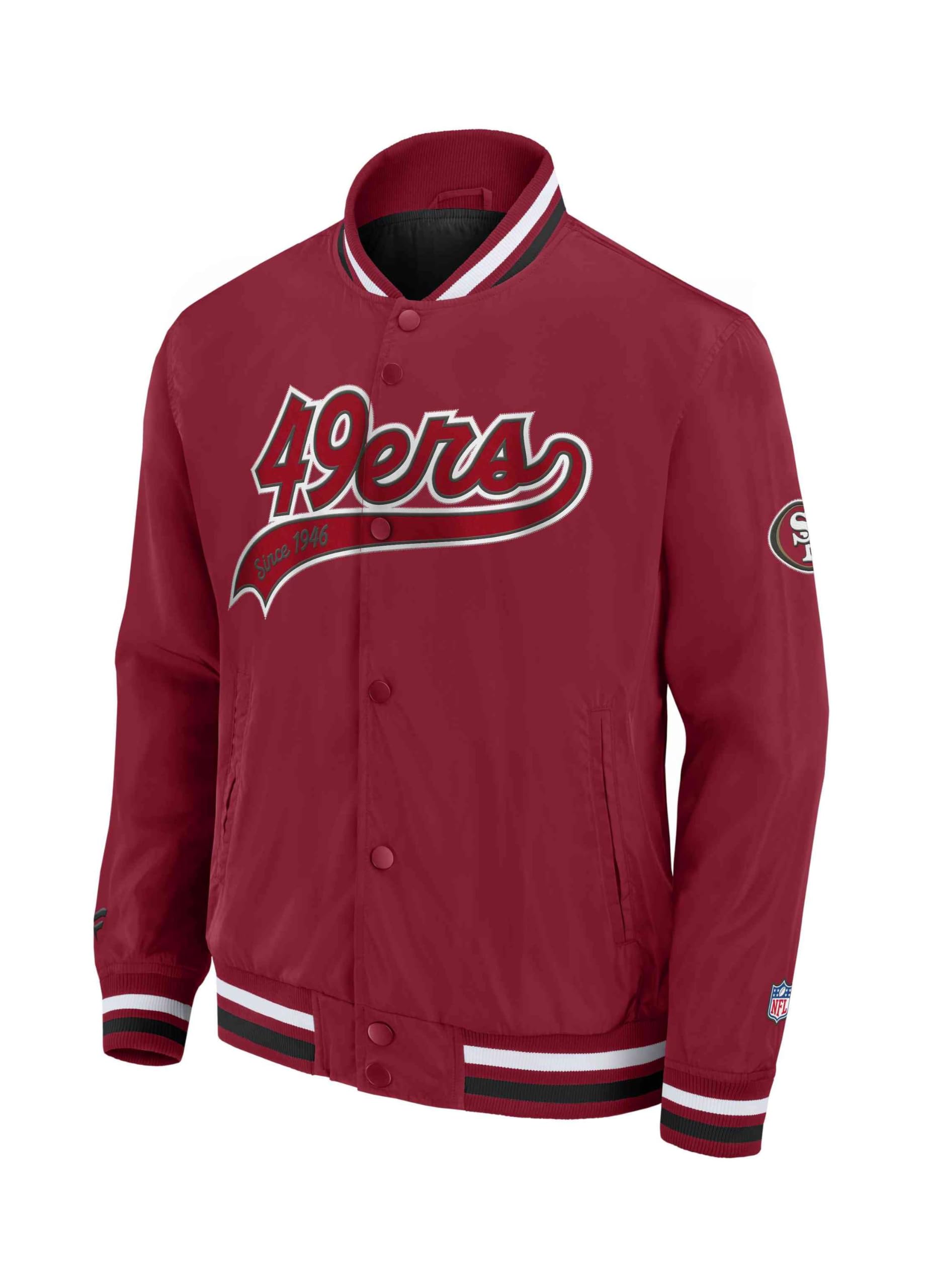 Fanatics San Francisco 49ers NFL SATEEN College Jacket - XL
