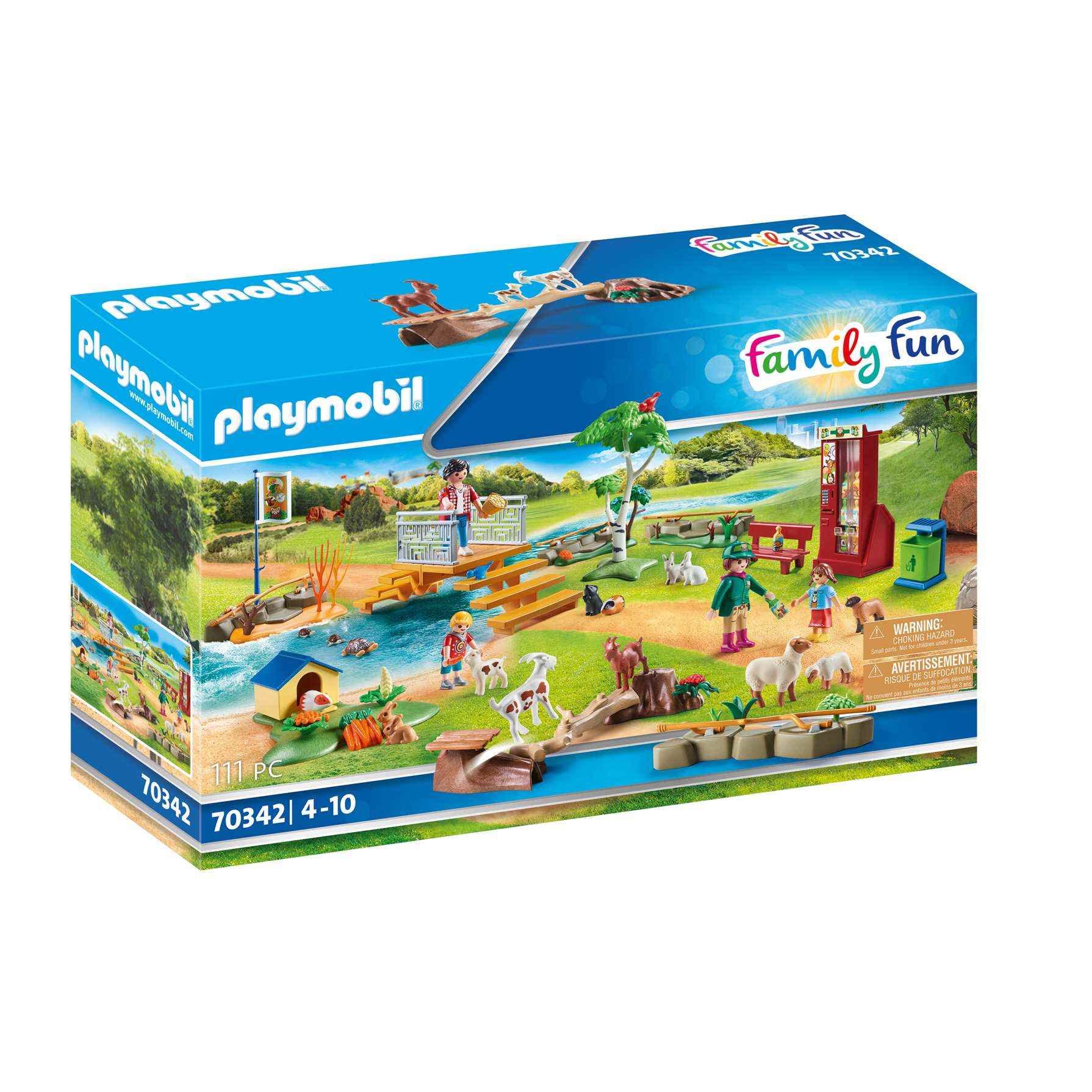 Playmobil 70342 Family Fun Petting Zoo, for Children Ages 4+, Fun Imaginative Role-Play, PlaySets Suitable for Children Ages 4+ โ image 1