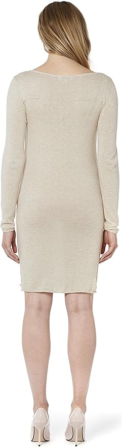 Noppies Damen Dress Knit Ls Feya Umstandskleid Beige Sand Melange C027 42 Herstellergrosse Xl Amazon De Bekleidung
