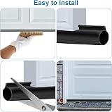 sourcing map 3m Garage Door Bottom Seal P-Bulb Rubber Weather Stripping view 7