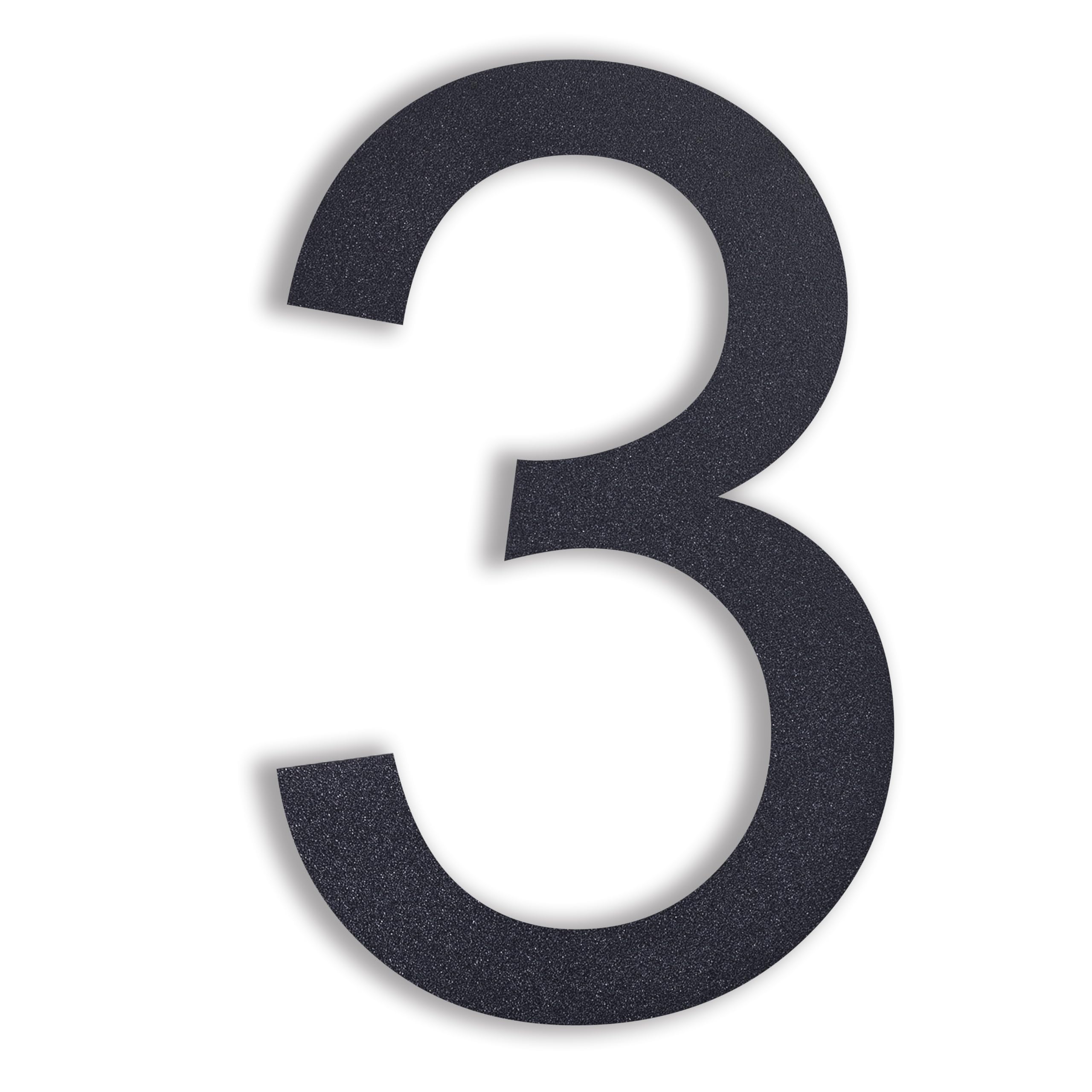 nanlyiau 8in Floating House Numbers House Number Sign Outside Made of SUS 304 black Door Number Stainless Steel House Numbers Floating Appearance Address Numbers(black 8in3)