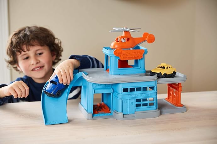 Green Toys 立体停车场玩具套装 5折.99 海淘转运到手约￥227