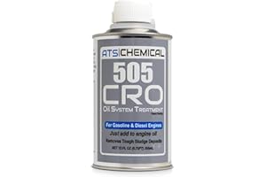 ATS Chemical 505 CRO Oil System Treatment - 12 oz Engine Oil Additive - Cleans Sludge, Reduces Emissions, Quiet Smooth Idle & Restores Performance in High-Mileage Gas & Diesel Engines