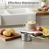 AEX Potato Ricer Heavy Duty Stainless Steel Masher Lemon Juicer Kitchen Tool view 7
