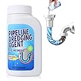 Pipeline Dredging Agent,Drain Clog Remover Agent,Powerful Pipe Dredging Agent,Kitchen Unblocker,Powerful Sink and Drain Cleaner Powder,Fast Foaming for Kitchen Toilet Pipeline Quick Cleaning Tool