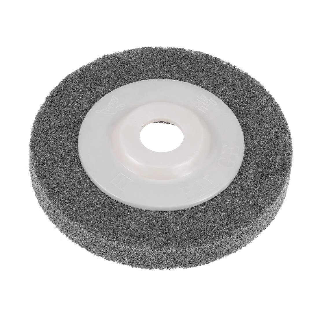 sourcing map 4 Inch Nylon Fiber Polishing Wheel Sanding Buffing 5/8 Inch Hole Abrasive Wheels for Angle Grinders