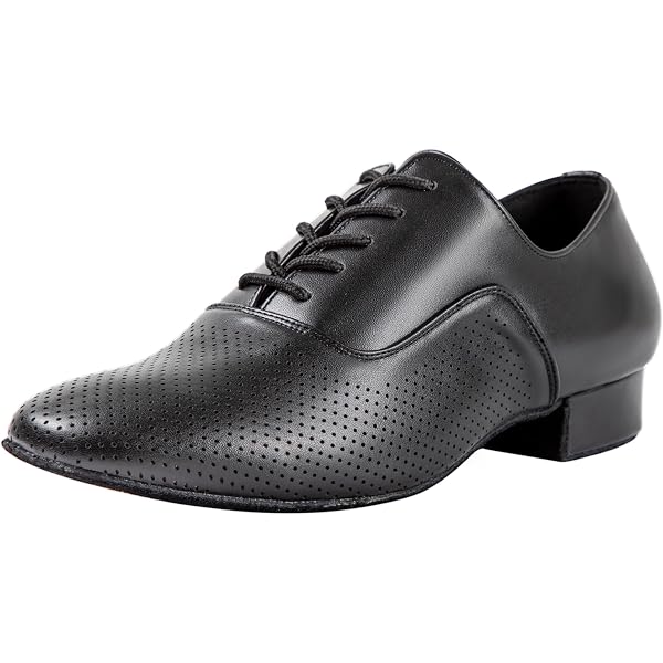 Amazon.com | MSMAX Men Lace up Flex Tap Black Latin Dance 