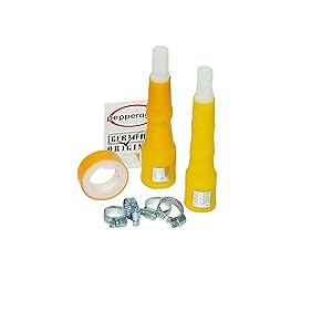 Pepper Agro DIY 7 Piece Water Connection Kit Yellow Colour