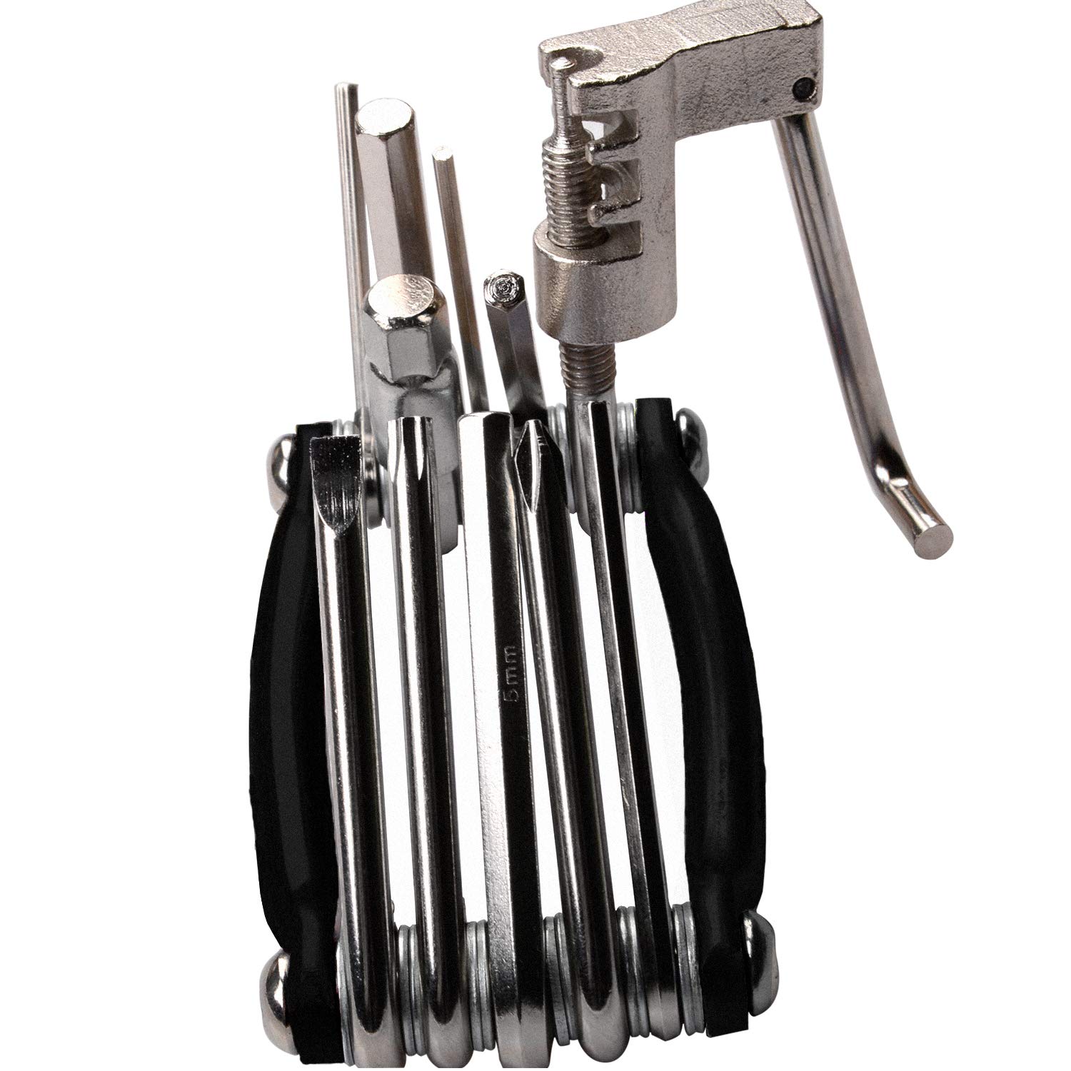 Hotetey Bike Repair Tool Kits, 11 in 1 Bicycle Multi Tool Set (Black)