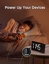 Projection Alarm Clock, Digital Clock with