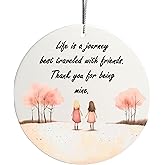Friendship Ornament, for Women, Friend Ornaments, Friendship Gifts for Women, Gift for Friends, Birthday Gifts for Womens Friendships, Galentine Gifts for Women Friend (2 Girls)