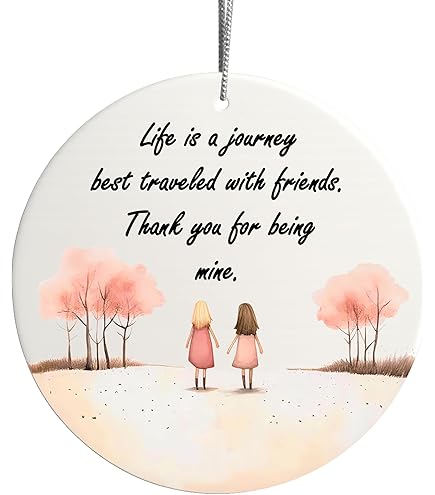 Heart Sea Glass Ornament, Friendship Gift, Timeless Ceramic Heart Keepsake, Christmas Tree Hanging Gift, Best Friend Sea Glass Décor