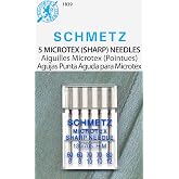 SCHMETZ Microtex (Sharp) (130/705 H-M) Sewing Machine Needles - Carded - Assortment