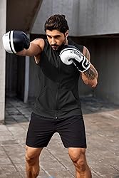 COOFANDY Men 2 Pack Fitness Tank Top Cotton Cutoff