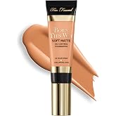 Too Faced Born This Way Soft Matte Foundation | Hydrating, Blurring, Waterproof, All-Day Oil Control Foundation that Helps Smooth Skin&rsquo;s Appearance, 1 Fl Oz