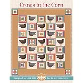 Riley Blake It's Sew Emma Crows in The Corn Quilt Pattern by Lori Holt of Bee in My Bonnet, Perfect for Quilting, DIY Crafting, and Home Decor