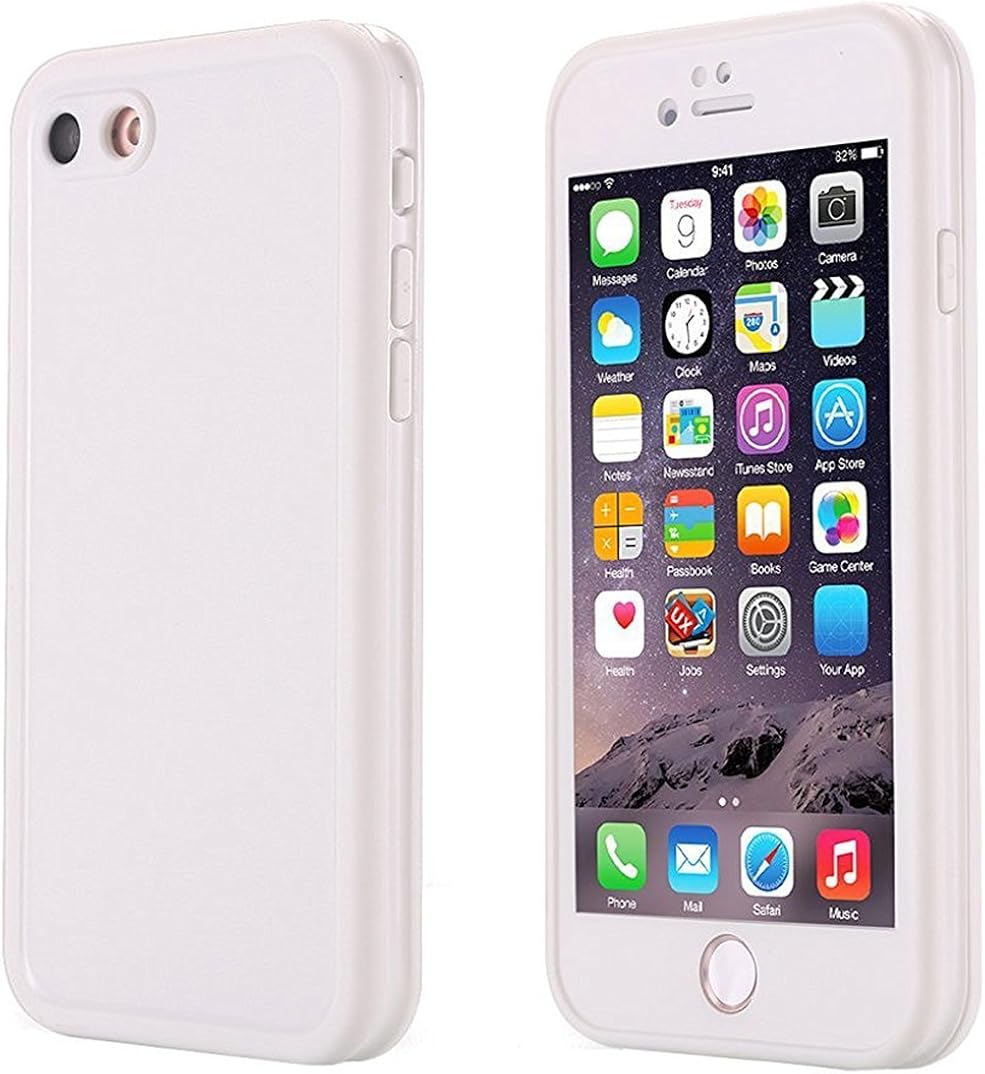 Small Knife iPhone SE Waterproof Case, Super Slim Thin Light [360 All Round Protective] Full-Sealed IPX-6 Waterproof Shockproof Dust/Snow Proof Case Cover for iPhone SE/5s/ 5