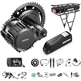 BAFANG Mid Drive Kit BBS-HD 1000W Ebike Conversion Kit for 68/100/120mm BB | Programming 48V/52V Ebike Kit with 46T Chainwheel,Optional Display&amp;Battery for Mountain/City/Road/Commute/Cargo Bike Upgrade