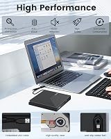 PeroBuno USB 3.0 Type C External CD DVD RW Drive Burner Reader Writer Portable view 8