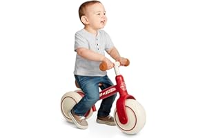 Radio Flyer Balance Bike, Baby Toy, Toddler Bike, Bicycle Toddler Toys, Baby Gifts, Steady Start Balance Bicycle, for Ages 1-3 Years, Red