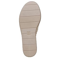 BZees Womens Breezy Slide Sandal White Raffia 7.5 M