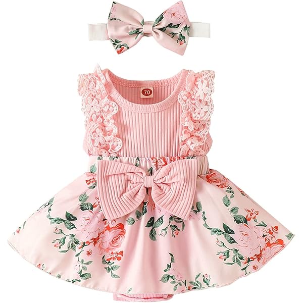 マミング様 SOFT LACE FLOWER ROMPERS M 新品 マミング様 SOFT