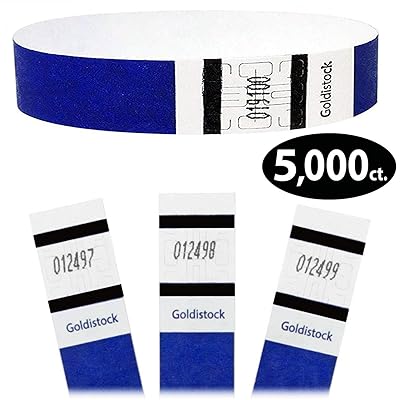 Blue Wristbands Tyvek Wristbands Amazon Goldistock Original Series