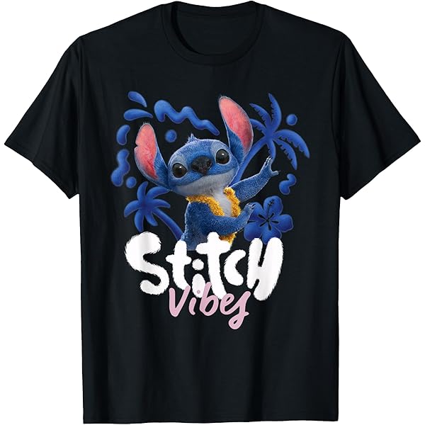 Stitch's Boxing Camp 00s Tシャツ Amazon.com: Disney Lilo & Stitch Beach Vibes Surfing Catching