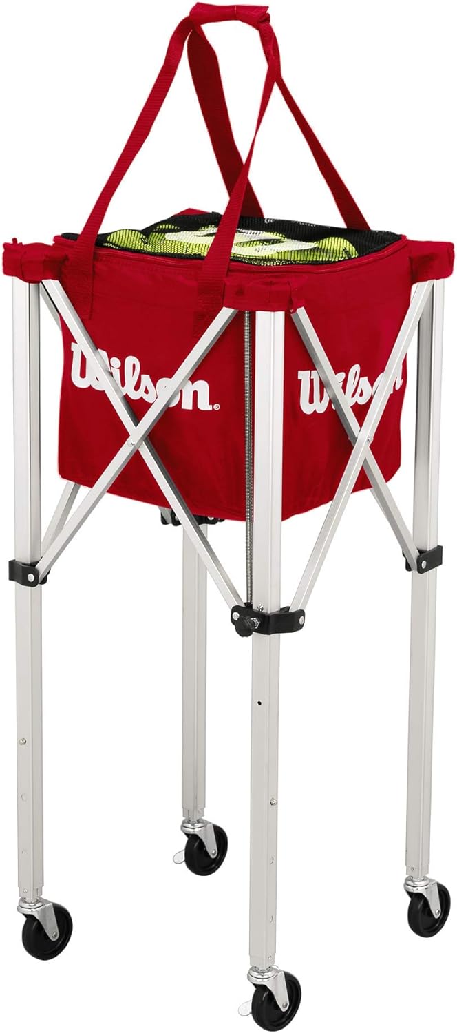 Wilson Teaching Cart Traveler W/Red Bag : Sports & Outdoors