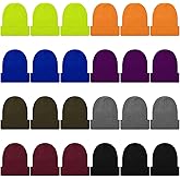 Silicherry Winter Beanie Hats Bulk for Men Women Beanie Cap for Donation Cozy Knitted Cuffed Skull Cap Gift Soft Ski Hat