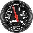Auto Meter 2601 Z-Series 2" Mechanical Vacuum/Boost Gauge, Regular