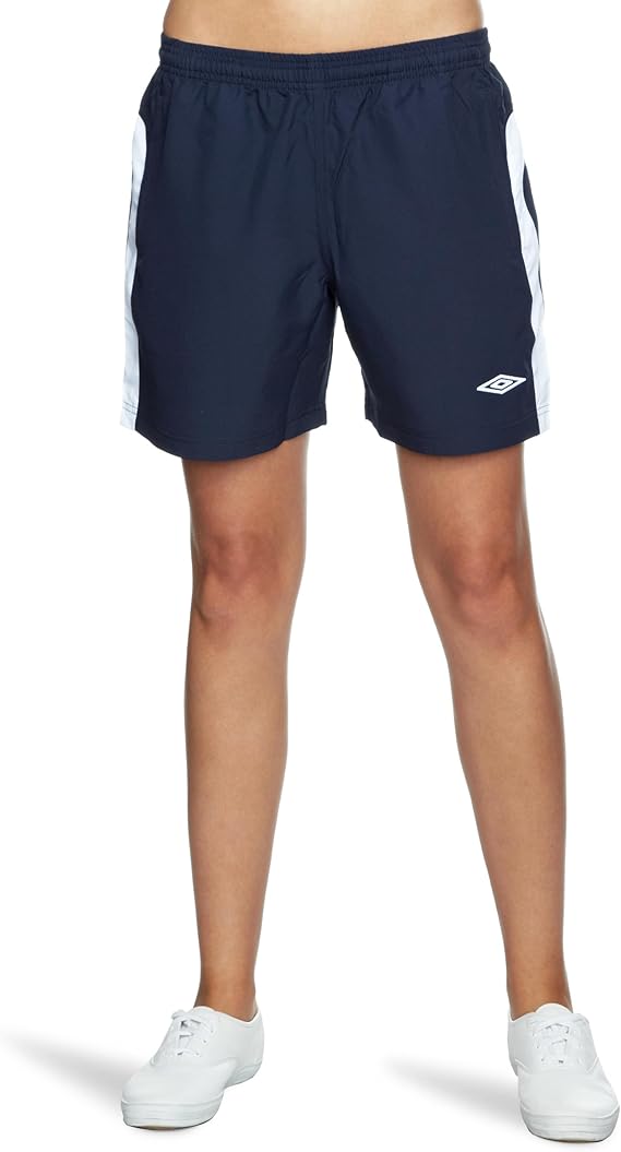 Umbro Women's Sports Shorts Dark Navy/White, Size 10 Amazon.co.uk