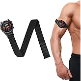 Oanux 26mm QuickFit Sports Ankle/Arm Band Compatible with Garmin Fenix 8 51mm/7X/6X/6X Pro//5X/5X Plus/3/3 HR, Soft Nylon Bicep Strap for Instinct 3 50mm Band Men Women