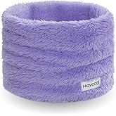 Havccdi Kids Fleece Neck Warmer Gaiter, Winter Velvet Infinity Scarf for Boys Girls Double-Layer Face Ski Mask for the Cold