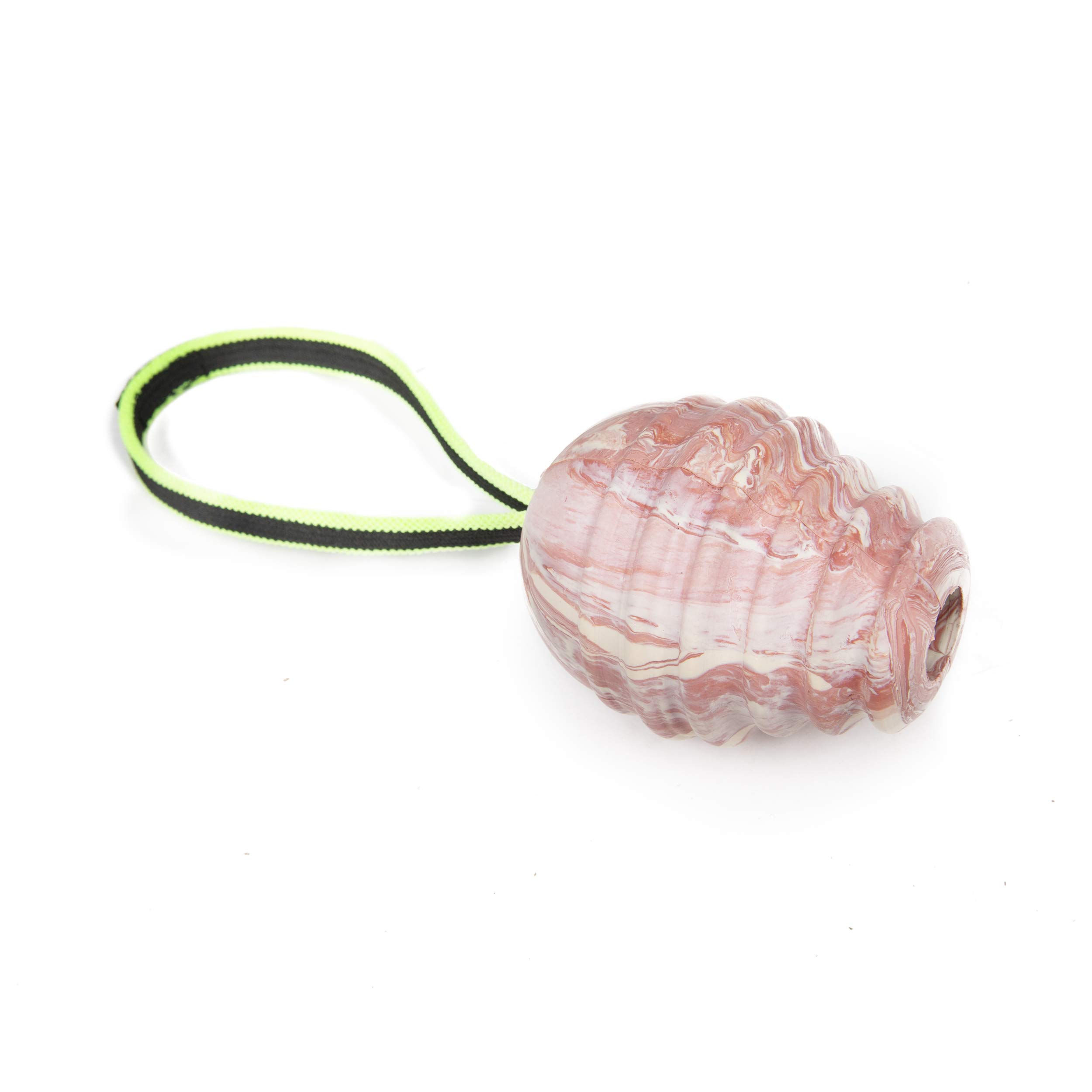 Julius-K9 Duoplay Ball with String, Caoutchouk, Large, Neon