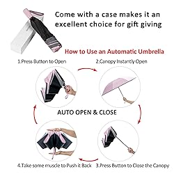 BAODINI Inverted UV Protection Umbrella for Rain