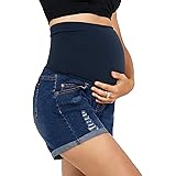 thumbnail image 2 of HOFISH Aternity Yoga Shorts Over The Belly Pregnancy Biker Workout 2 of 10