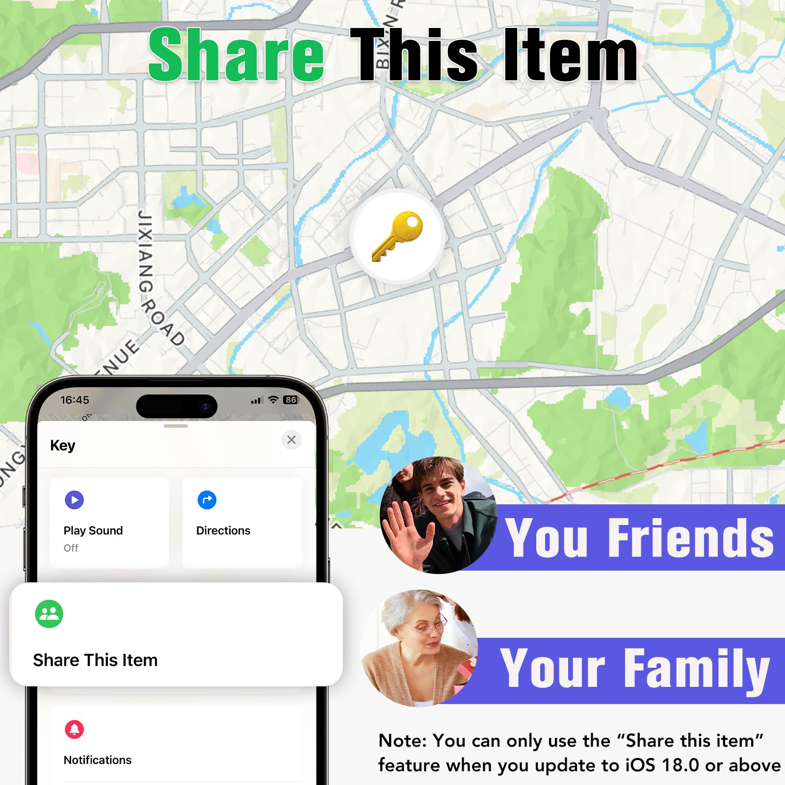 Air Tracker Tags-4 Pack: Smart Bluetooth Tracker, Item Finder Works with Apple Find My (iOS Only) App, Trakcer Tag Locator for Keys, Luggage, Satchel, weTag mini. (Not for Android Devices)