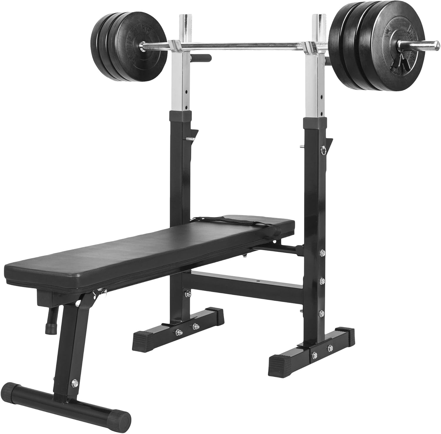 Gorilla Sports Weight Bench with 38KG Vinyl Weight Set Amazon.co.uk Sports & Outdoors
