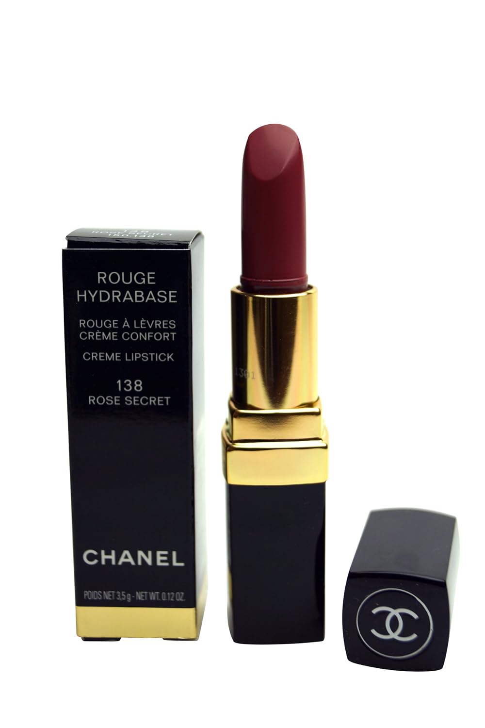 Chanel Rouge Hydrabase Crème Lipstick 138 Rose Secret 35g012oz