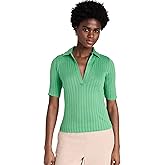 Vince Women's Elbow Sleeve Polo
