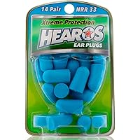 HEAROS Xtreme Ear plugs - Best In Class Noise Cancelling Disposable Foam Earplugs With NRR 33 Hearing Protection, 14…