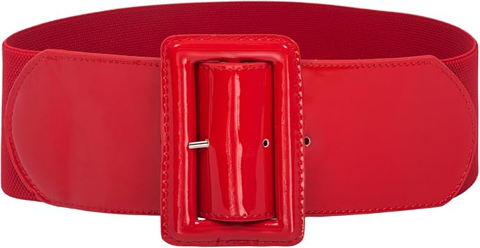 red waist belt for dresses