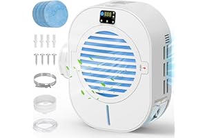 Kiss Core Upgrade 4-in-1 Indoor Dryer Vent Box with Dehumidifier for Protect Furniture, Electric Dryer Vent Kit, Lint Trap, Intelligent Temperature and Humidity Display