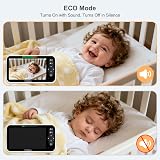 HelloBaby 6-Inch Video Baby Monitor Large Screen No WiFi 2-Way Talk view 4