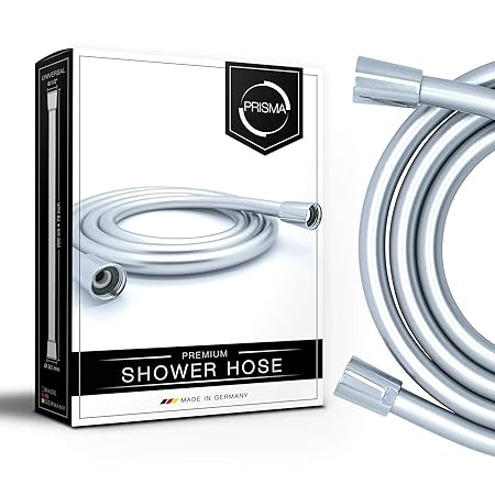 PRISMA® Premium Brauseschlauch 160cm mit doppeltem Verdrehschutz. Duschschlauch MADE IN GERMANY - Extrem flexibel, verdrehsic